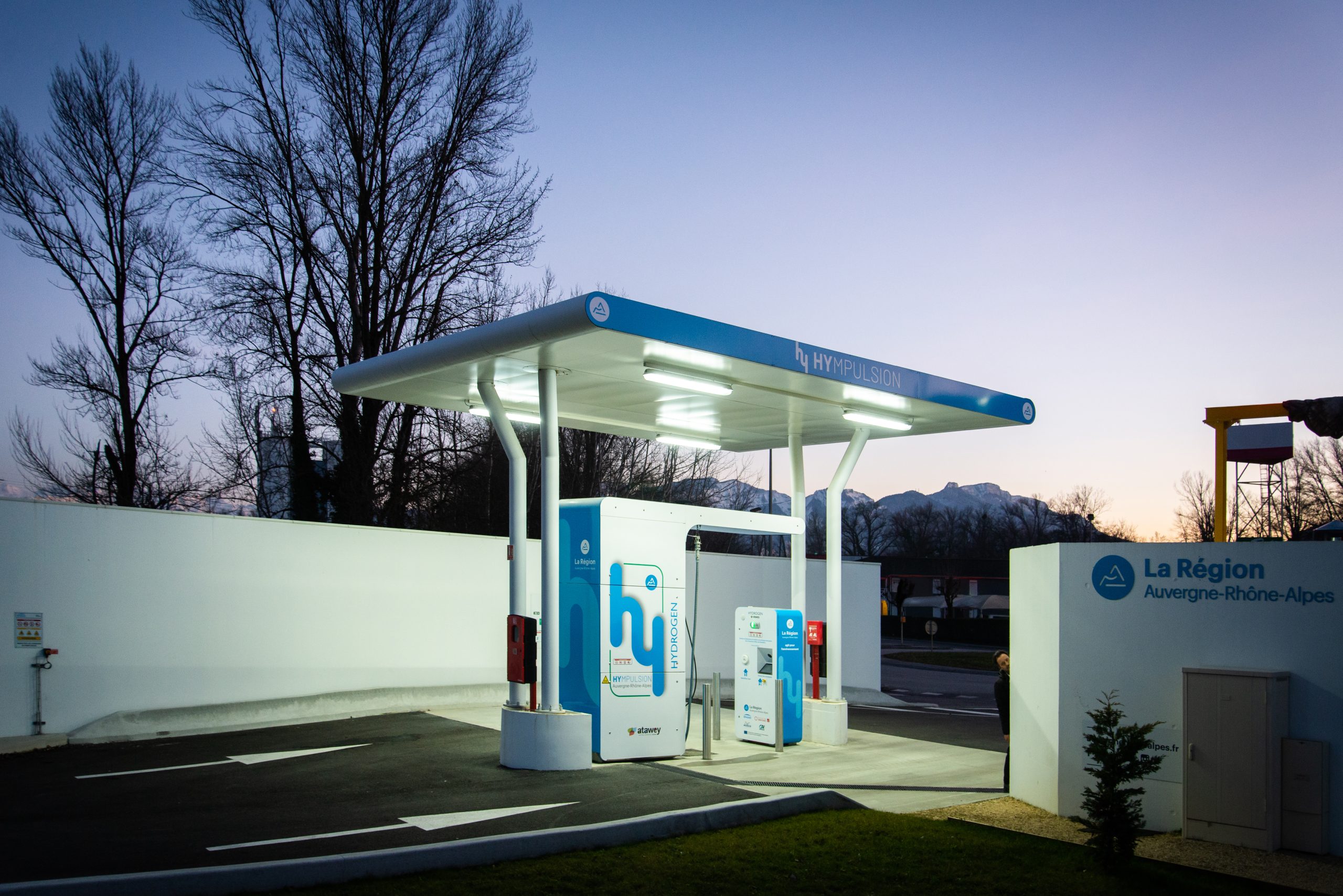 Station hydrogène Atawey du projet ZEV en Savoie.
